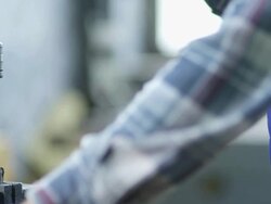 Drilling In Metal - Stock Footage Stock Footage