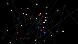 particle colors Stock Footage