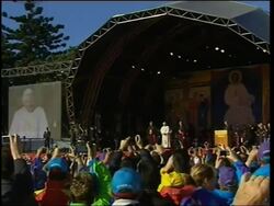 Australia - Visit of Pope News Clip
