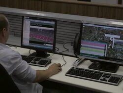 Extraordinary Secretariat of Security for Major Events (SESGE) in Brasilia Stock Footage