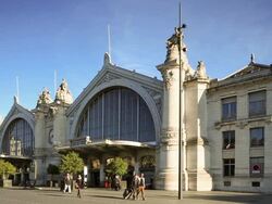 The Gare de Tours or Tours Railway station, France. Stock Footage