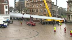 A 75-metre high artwork by Nayan Kulkarni installed in Hull's historic Queen Victoria Square, the first in a series of major commissions by different artists as part of Hull UK City of Culture 2017 News Clip