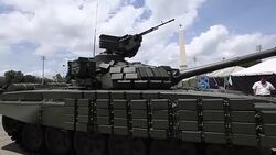 CLEAN : Nicaraguan military displays Russian made tank News Clip