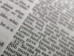 HD 1080i The Book of Psalms 3 Stock Footage