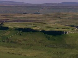 Limestone Outcrop, Addleborough Stock Footage