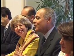 WRAP Rice meets Egyptian FM, photo-op of Arab FMs ahead of peace process meeting Instructional Video