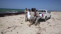 Bodies still wash ashore in Libya after sinking Instructional Video
