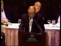 USA: FEDERAL RESERVE CHAIRMAN ALAN GREENSPAN News Clip