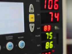 Vital Signs Monitor Stock Footage