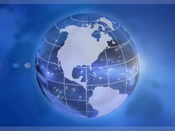Earth power globe loopable Stock Footage
