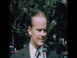 SYND 11 7 75 SENATOR PROXMIRE CALLS FOR POSTPONING SPACE MISSION News Clip