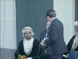 Telecommunications conference in Muscat, Oman. UAE, 1974 Stock Footage