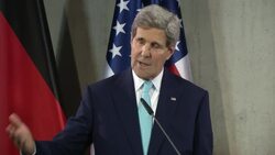 US secretary of state comments on Ukraine, IS Group, Ebola, Iran talks News Clip