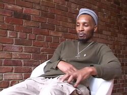 Del the Funky Homosapien Interview (clip 7) Stock Footage