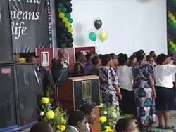 ANC Party after 1994 Election Victory News Clip