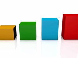 HD: Three Dimensional Bar Chart Stock Footage