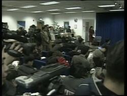 Protest continues at US military base as Bush apologises News Clip