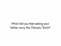 INTERVIEW: Abhishek Bachchan  on seeing his farther run with the Olympic torch at OMEGA House presents The Best of Bollywood on August 06, 2012 in London, England (Footage by WireImage Video/Getty Images) Stock Footage