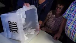 CLEAN : Polls close in Catalan independence referendum News Clip