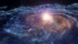 Supernova Close-Up Zoom-Out Stock Footage