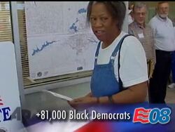 The only three states that track voting registration by party and race show the number of black Democrats is soaring since the beginning of the year. The number of black Republicans registering to vote is dropping slightly. Florida is one of the states counting News Clip