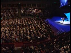 UK: LONDON: JOHN MAJOR HOLDS 1ST BIG ELECTION RALLY News Clip