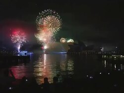 Prince Harry Attends The 2013 International Fleet Review Stock Footage