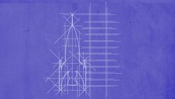 Blueprint rocket Stock Footage