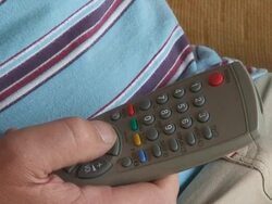 TV Remote Stock Footage
