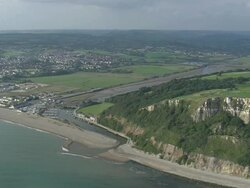 Mouth Of The River Axe Stock Footage