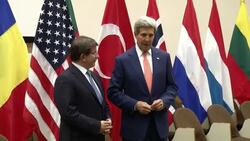 Secretary of State John Kerry and Turkish Foreign Minister Ahmet Davutoglu expressed mutual support during a bilateral meeting at the NATO summit of foreign minister's summit in Brussels on Wednesday. (June 25) News Clip