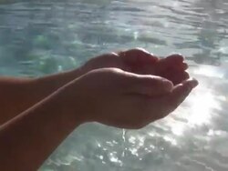 Water Hands (HD) Stock Footage