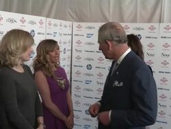Princes Charles at The Prince's Trust And L'Oreal Paris Celebrate Success Awards at Odeon Leicester Square on March 14, 2012 in London, England. Stock Footage
