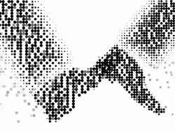 STEPS : modern halftone style (LOOP) Stock Footage