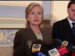 U.S. Secretary of State Hillary Rodham Clinton signed a condolence book at the Polish embassy and spoke glowingly of the Polish leaders, including President Lech Kaczynski, who were killed in Saturday''s plane crash in Russia. Instructional Video