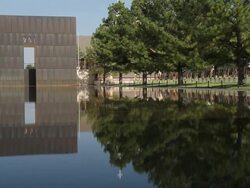 Oklahoma City Bombing Memorial Stock Footage