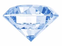 Diamond Isolated On White (HD1080). Stock Footage