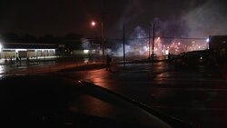 Police have fired multiple smoke canisters into a crowd of defiant protesters in a St. Louis suburb where a black teen had been shot by a white police officer while walking down the street. (Aug. 17) News Clip