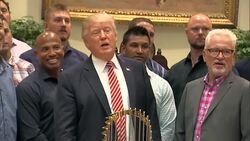 Trump Welcomes Cubs, Teases Health Care Surprise Instructional Video