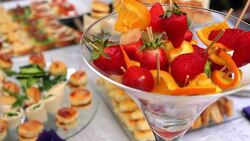 creativity with fruits Stock Footage