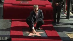 Writer/producer John Wells receives Walk of Fame Star, George Clooney speaks at event News Clip