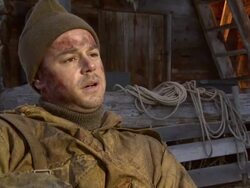 INTERVIEW Danny Dyer on how the actors all feel like a troop, and how they work together at the Age of Heroes Set Visit at Haugesund . (Footage by WireImage Video/GettyImages) Stock Footage