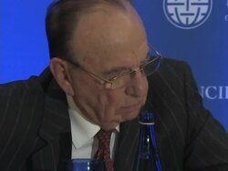 Rupert Murdoch, CEO, NewsCorp / Fox Stock Footage