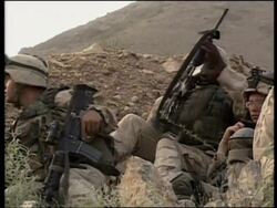 US troops in operation against Al Qaida caves News Clip