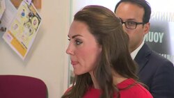 Prince William and Duchess of Cambridge Visit YoungMinds Charity News Clip