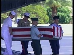 Bodies of Americans killed in Vietnam helicopter crash are repatriated News Clip