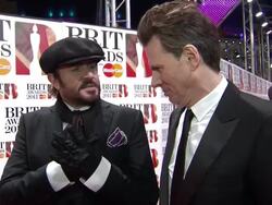 Brit Awards red carpet interviews News Clip