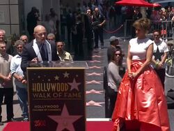 SPEECH - Pitbull on working with Jennifer Lopez an Stock Footage