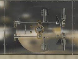 bank door opening Stock Footage