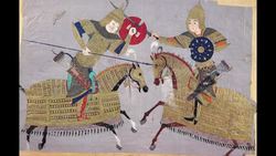 Timurid Miniatures Part II Stock Footage